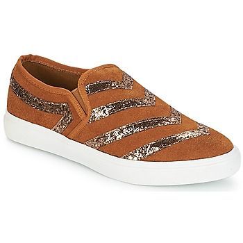 LOUXOR  women's Slip-ons (Shoes) in Brown