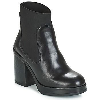 JESSICA  women's Low Ankle Boots in Black
