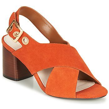 JANNINE  women's Sandals in Orange