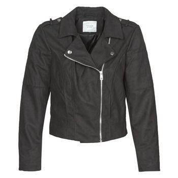 JDYNEW PEACH  women's Leather jacket in Black
