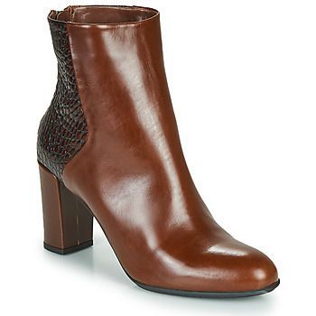 JAMICOT  women's Low Ankle Boots in Brown