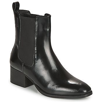 LING  women's Low Ankle Boots in Black