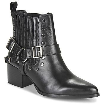 KIMIKO  women's Low Ankle Boots in Black