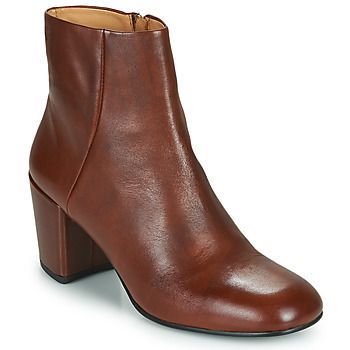 MELINA  women's Low Ankle Boots in Brown