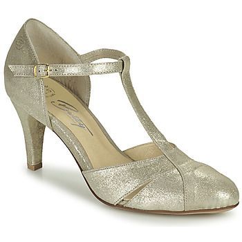 MASETTE  women's Court Shoes in Gold