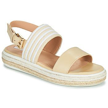 LEELU  women's Sandals in Beige