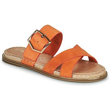 LIDYA  women's Mules / Casual Shoes in Orange