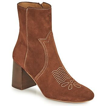 LIZZI  women's Low Ankle Boots in Brown