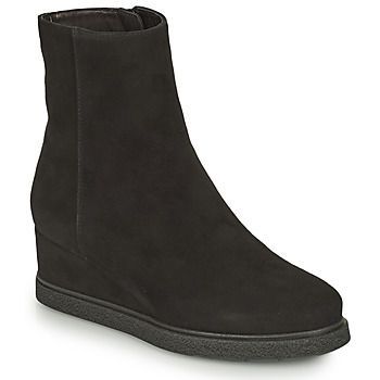 JUSTEL  women's Low Ankle Boots in Black