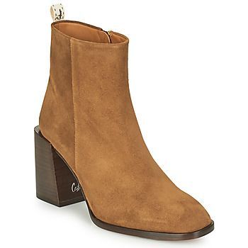 IRIA  women's Low Ankle Boots in Brown