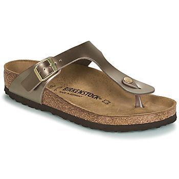 GIZEH  women's Flip flops / Sandals (Shoes) in Gold. Sizes available:3.5,4.5,5,5.5,2.5