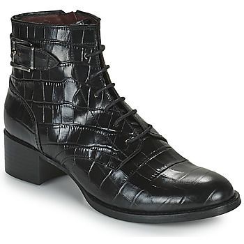 RIESEL  women's Mid Boots in Black. Sizes available:3.5,4,5,6,6.5,7.5