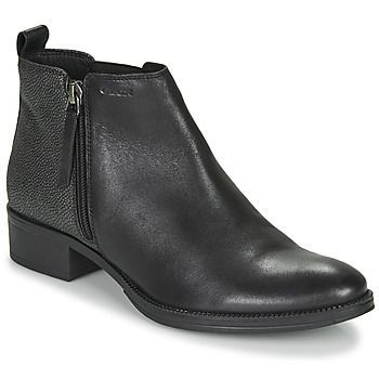 LACEYIN  women's Low Ankle Boots in Black. Sizes available:3,7,7.5,2.5