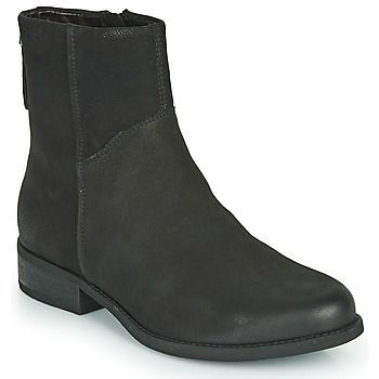 CARY  women's Low Ankle Boots in Black. Sizes available:3,4