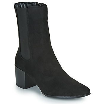 F51128  women's Low Ankle Boots in Black