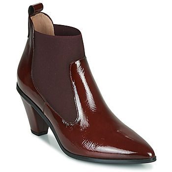 OLIMPO  women's Low Ankle Boots in Bordeaux