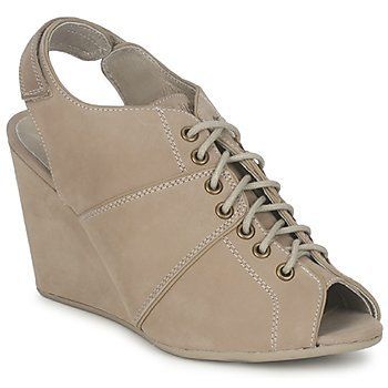 DIVA OPEN TOE  women's Low Boots in Beige. Sizes available:5.5,6.5