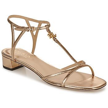 FALLON-SANDALS-FLAT SANDAL  women's Sandals in Gold