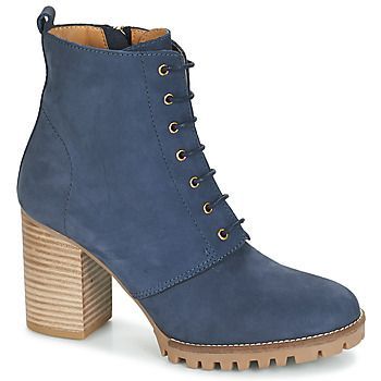 ROVER  women's Low Ankle Boots in Blue