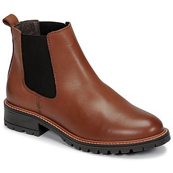 NRIQUET  women's Mid Boots in Brown. Sizes available:3,4,5,7,8,8,2.5