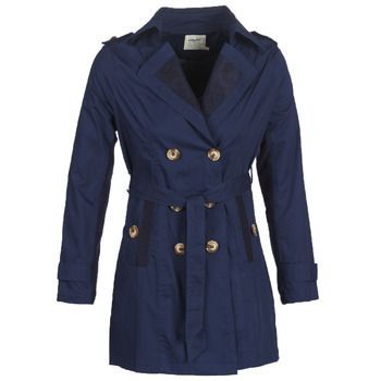 ANNABEL  women's Trench Coat in Blue. Sizes available:M,L