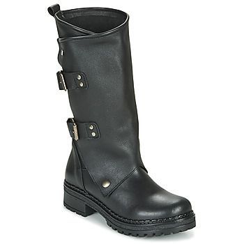 MARVIN  women's High Boots in Black. Sizes available:3.5,4,5