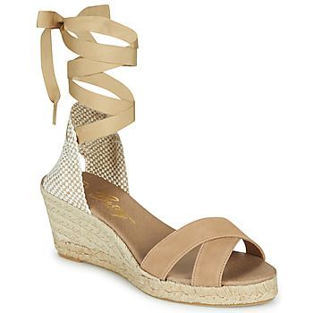 IDILE  women's Sandals in Beige. Sizes available:3.5,4,5,6,6.5,7,8,3