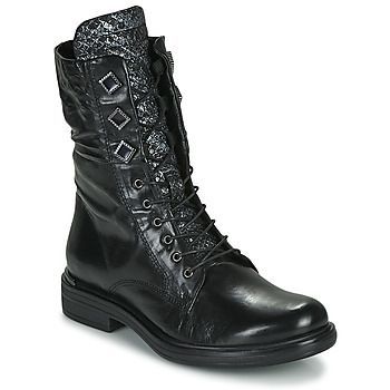 CAFE METAL  women's Mid Boots in Black. Sizes available:3.5,4.5,5.5,6,7,8