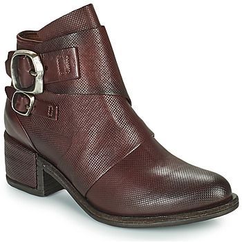 OPEA LOW  women's Mid Boots in Bordeaux. Sizes available:3,4,5,6,7,8,9
