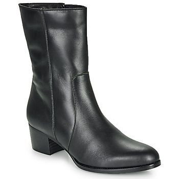 GASPARD  women's Low Ankle Boots in Black. Sizes available:7.5,8