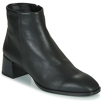 ISABELA  women's Low Ankle Boots in Black. Sizes available:3.5,4,5,5.5,6.5,7