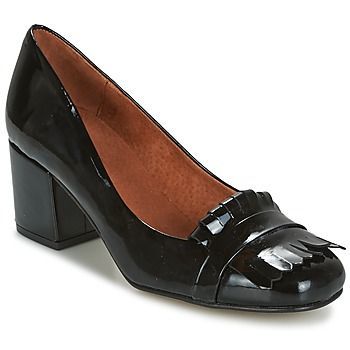 HATOUMA  women's Court Shoes in Black. Sizes available:3.5,4,5,6,6.5,7,8,3