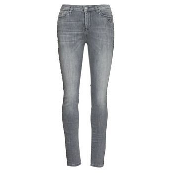 SKINNY DENIMS W/ CHAIN  women's Skinny Jeans in Grey
