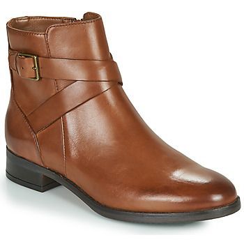 HAMBLE BUCKLE  women's Mid Boots in Brown. Sizes available:3.5,4,5,5.5,6.5,7,8,3,4.5,7.5,6