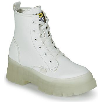 ASPHA RLD  women's Mid Boots in White. Sizes available:5,5.5,6.5,7