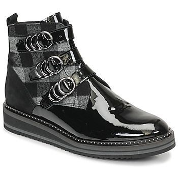 ROCPOL V3 VERNIS  women's Mid Boots in Black. Sizes available:3.5,4,5.5