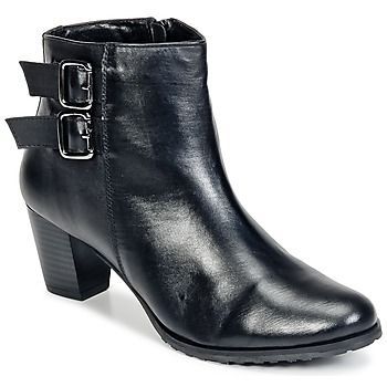 GOMALO  women's Low Ankle Boots in Black