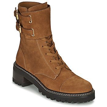MALLORY  women's Low Ankle Boots in Brown. Sizes available:3,4,5,6,7,8
