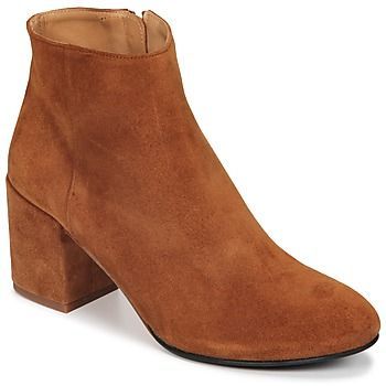 ELNA  women's Low Ankle Boots in Brown