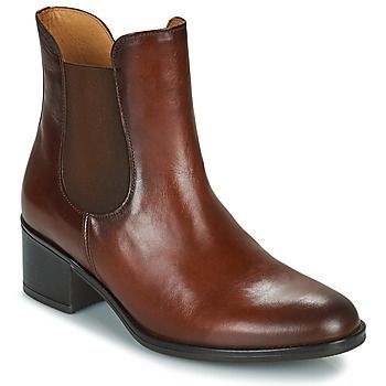 7165024  women's Low Ankle Boots in Brown. Sizes available:3.5,4,5,6,6.5,7.5,8,9,9.5,2.5,4.5,5.5