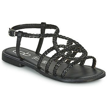 ARIA  women's Sandals in Black. Sizes available:3.5,4,5,5.5,6.5,7.5