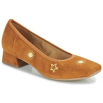 women's Court Shoes in Brown