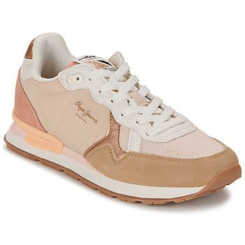 BRIT MIX W  women's Shoes (Trainers) in Beige