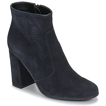ELVIRA  women's Low Ankle Boots in Blue. Sizes available:3.5,4,5,6,6.5,7.5