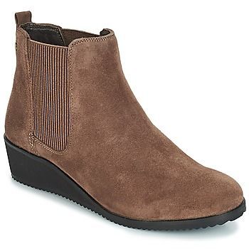 COLETTE  women's Mid Boots in Brown. Sizes available:3