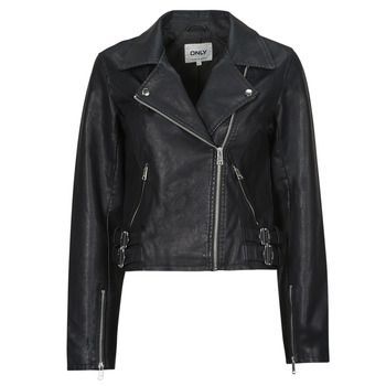 ONLALBA  women's Leather jacket in Black