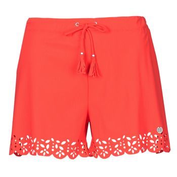 MEOW  women's Shorts in Red. Sizes available:S,XS