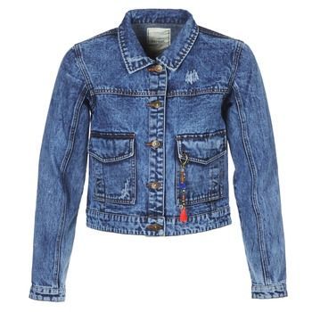 BUCHE  women's Denim jacket in Blue. Sizes available:S,M,XS