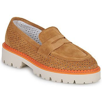 FRANNY  women's Loafers / Casual Shoes in Brown