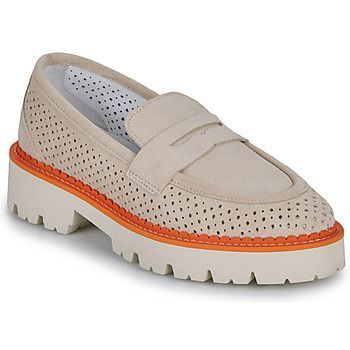 FRANNY  women's Loafers / Casual Shoes in Beige